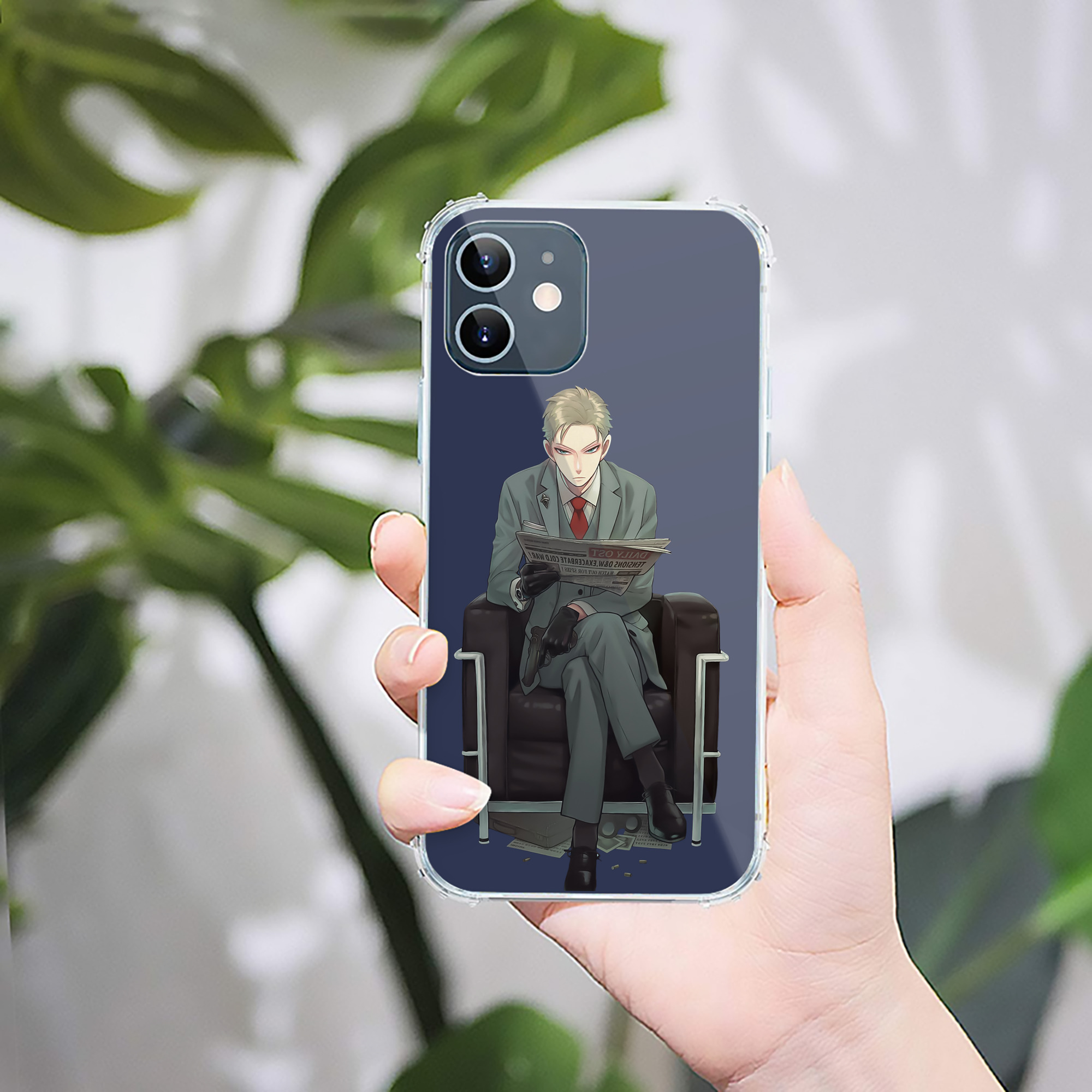 （画像用） SPY×FAMILY间谍家家酒 【iPhone 12シリーズ対応】透明スマホケース（クリアソフトケース）